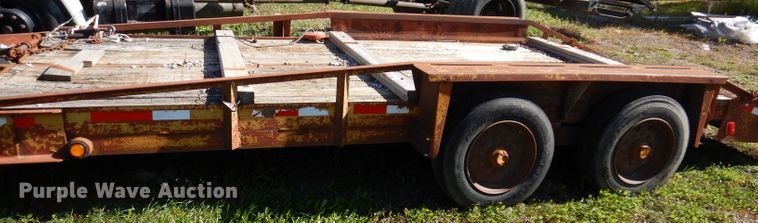 image for item KY9704 1998 Belshe T18  equipment trailer