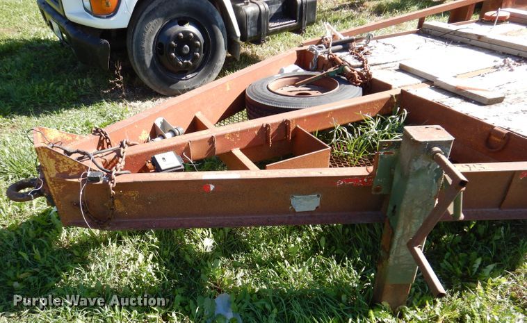 image for item KY9704 1998 Belshe T18  equipment trailer