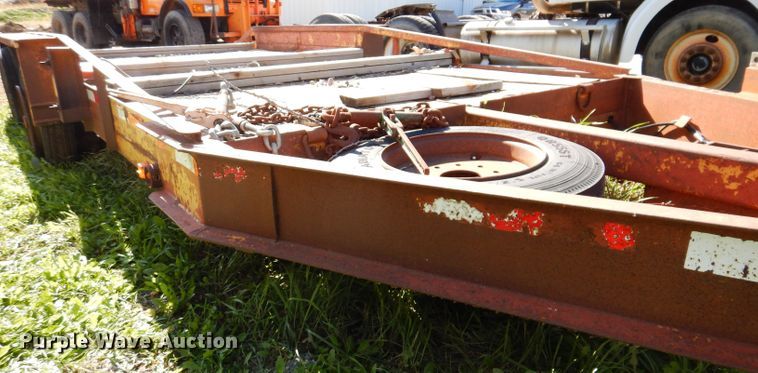 image for item KY9704 1998 Belshe T18  equipment trailer