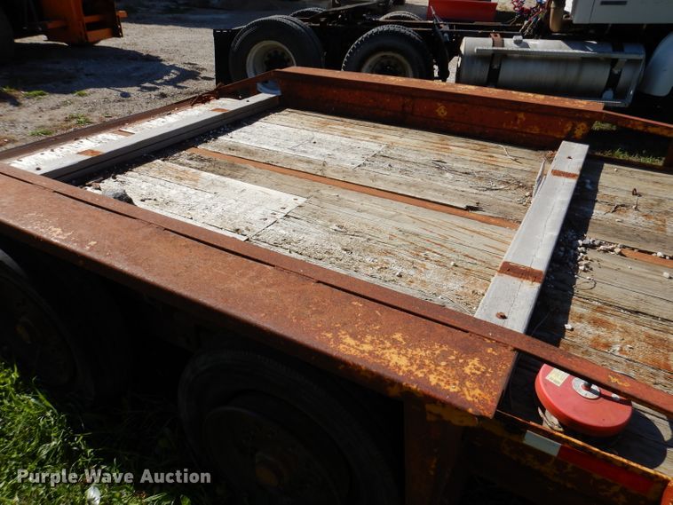 image for item KY9704 1998 Belshe T18  equipment trailer