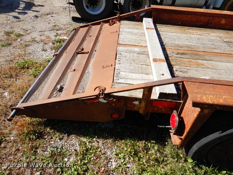 image for item KY9704 1998 Belshe T18  equipment trailer