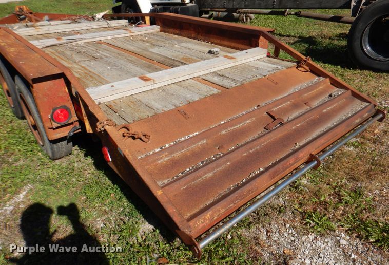 image for item KY9704 1998 Belshe T18  equipment trailer