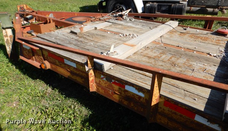 image for item KY9704 1998 Belshe T18  equipment trailer