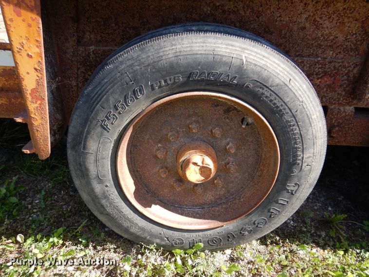 image for item KY9704 1998 Belshe T18  equipment trailer