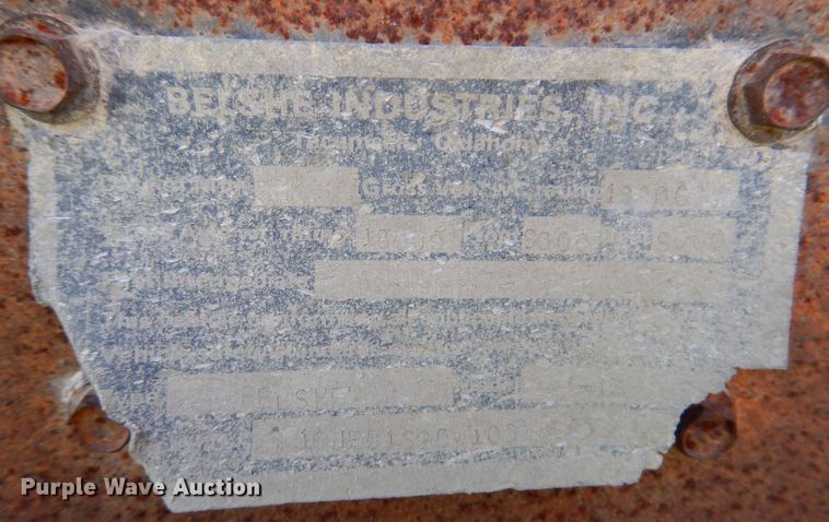 image for item KY9704 1998 Belshe T18  equipment trailer