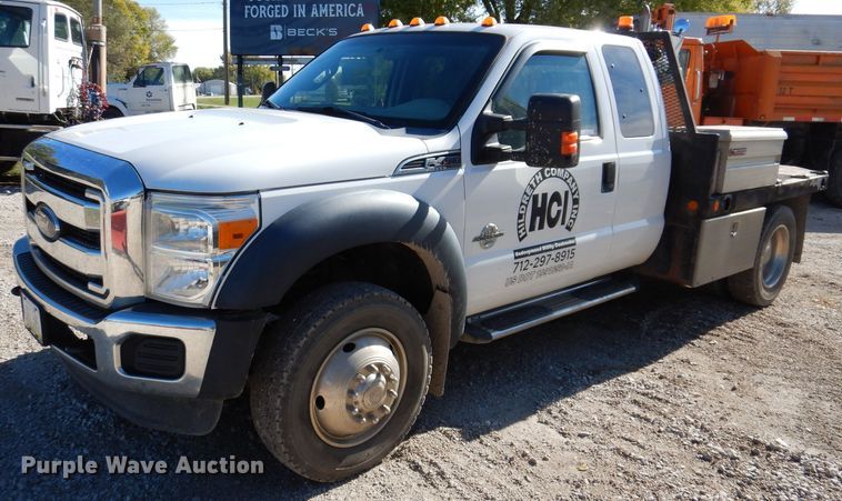 image for item KY9712 2014 Ford F450 Super Duty  flatbed truck