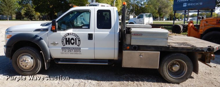 image for item KY9712 2014 Ford F450 Super Duty  flatbed truck