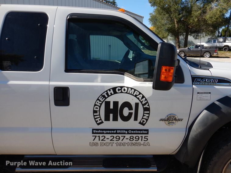 image for item KY9712 2014 Ford F450 Super Duty  flatbed truck