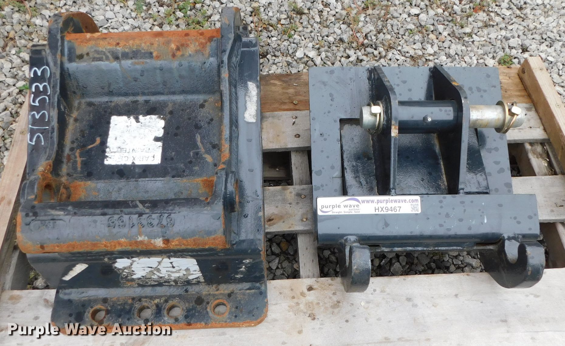 (2) Bobcat Xchange quick couplers in Falls City, NE Item HX9467 sold