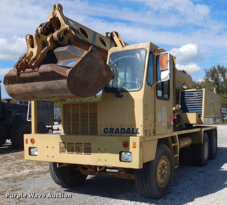 image for item DA5400 1996 Gradall XL4100  wheeled excavator