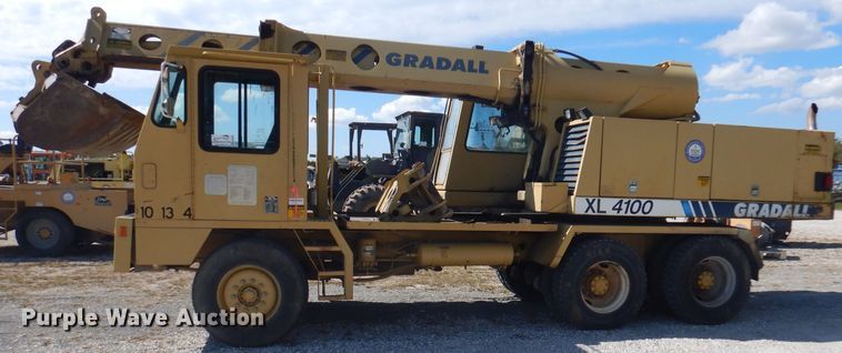 image for item DA5400 1996 Gradall XL4100  wheeled excavator