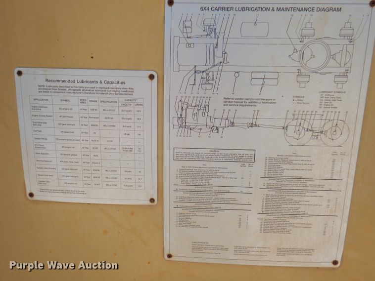 image for item DA5400 1996 Gradall XL4100  wheeled excavator