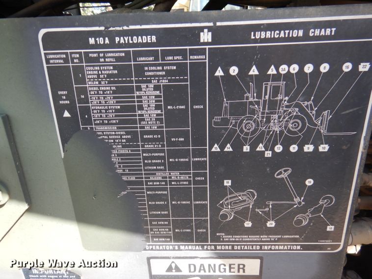 image for item DA5401 International M10A  wheel loader