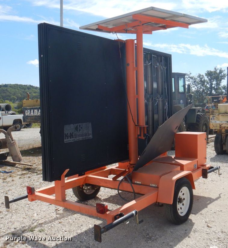 image for item DA5404 Message board trailer