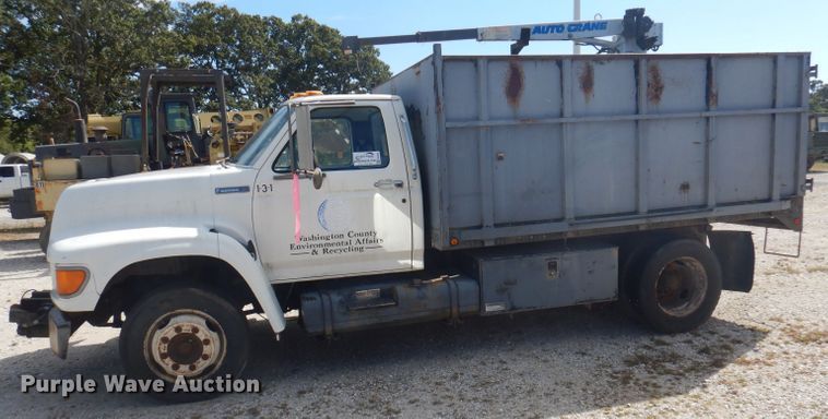 image for item DA5407 1995 Ford F800  dump truck