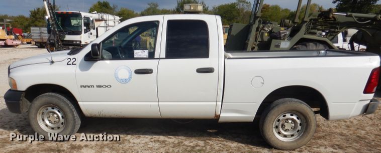 image for item DA5409 2005 Dodge Ram 1500  Quad Cab pickup truck