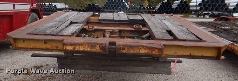 image for item DA5417 1987 lowboy equipment trailer