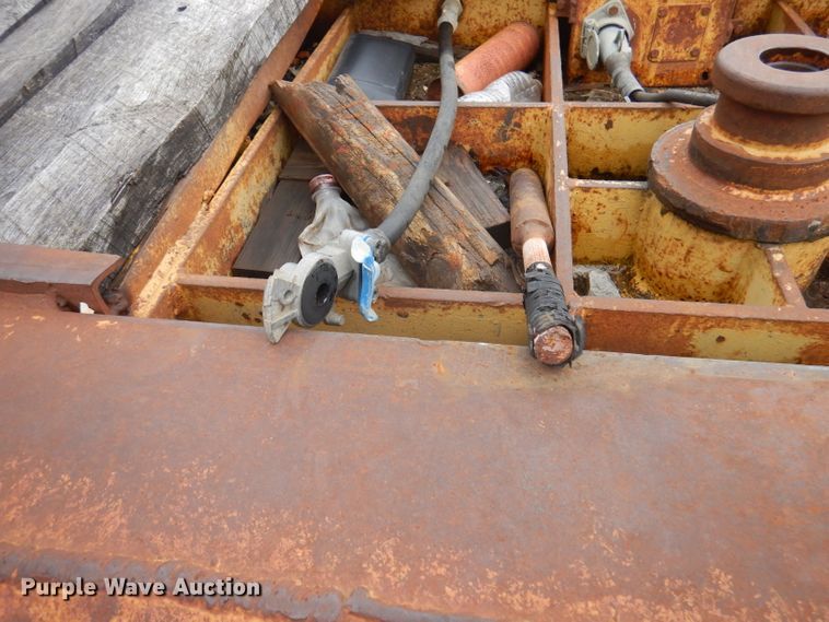 image for item DA5417 1987 lowboy equipment trailer