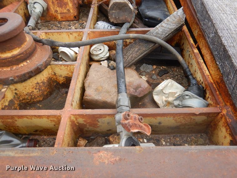 image for item DA5417 1987 lowboy equipment trailer