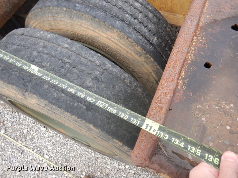 image for item DA5417 1987 lowboy equipment trailer