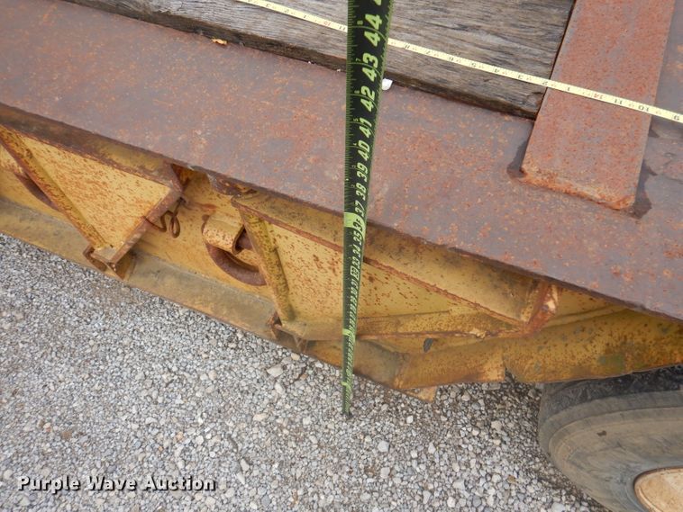 image for item DA5417 1987 lowboy equipment trailer