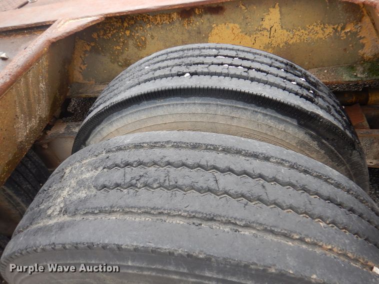 image for item DA5417 1987 lowboy equipment trailer