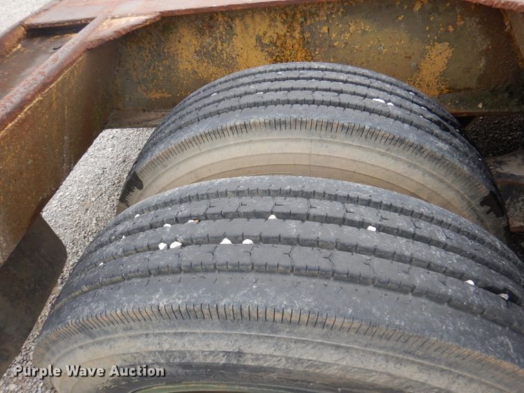 image for item DA5417 1987 lowboy equipment trailer