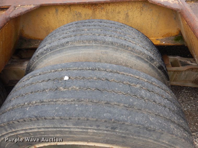 image for item DA5417 1987 lowboy equipment trailer