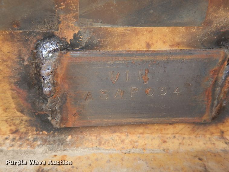 image for item DA5417 1987 lowboy equipment trailer