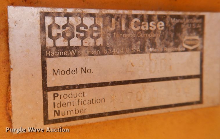 image for item DA5425 1985 Case 480LL  landscape tractor