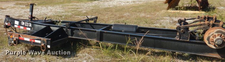 image for item DA5427 2012 Towmaster  trailer chassis