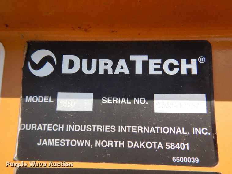 image for item DA5432 Duratech 2650  bale processor