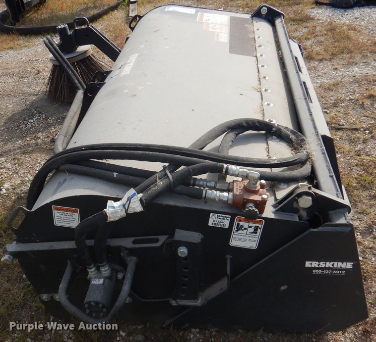 image for item DA5446 Erskine 7'W skid steer street sweeper