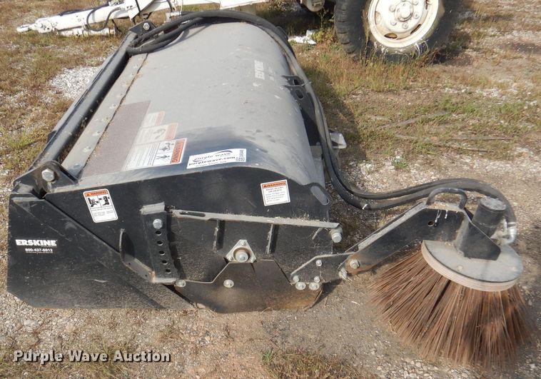 image for item DA5446 Erskine 7'W skid steer street sweeper