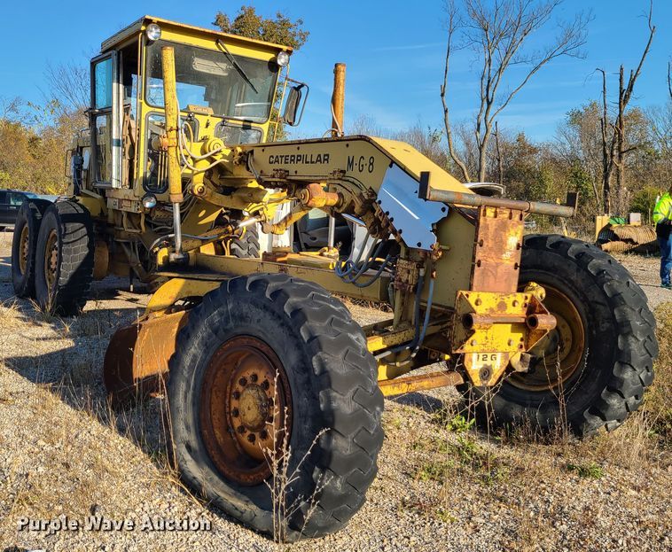 image for item DK1308 1985 Caterpillar 12G  motor grader