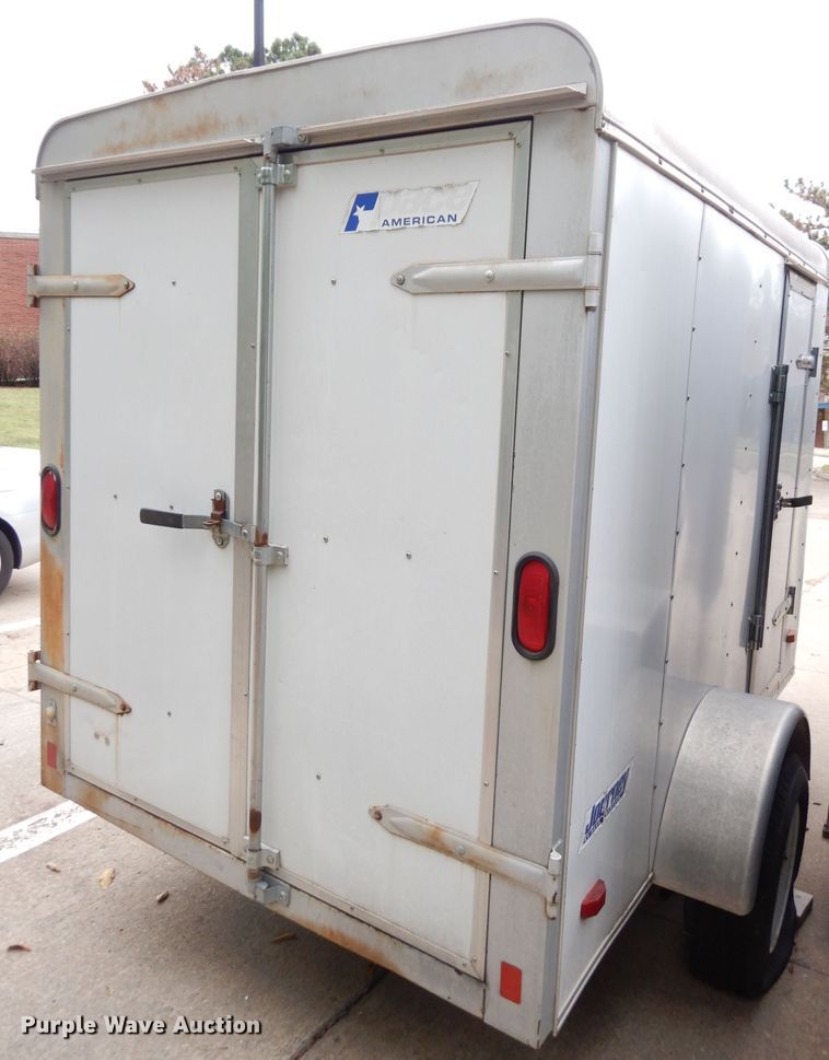 image for item DK3027 2002 Pace American JT58SA  enclosed cargo trailer