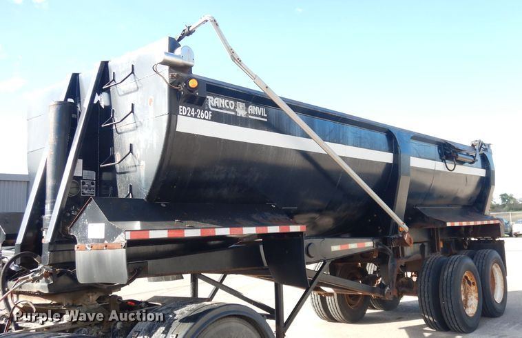 image for item DK3038 2010 Ranco ED2426QF  end dump trailer