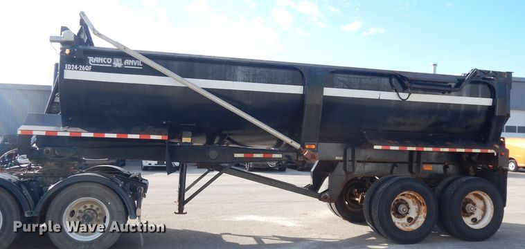 image for item DK3038 2010 Ranco ED2426QF  end dump trailer