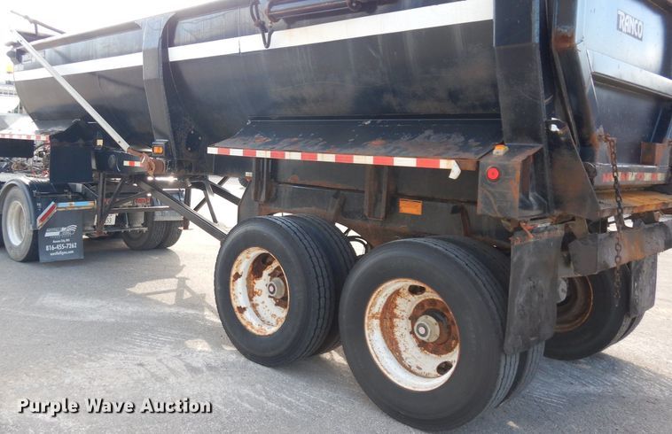 image for item DK3038 2010 Ranco ED2426QF  end dump trailer