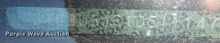 image for item DK3065 2013 Toyota 4Runner Limited  SUV