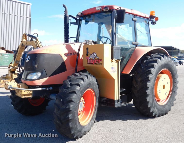 image for item DK3067 2010 Kubota M100X  MFWD tractor