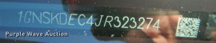 image for item DK3069 2018 Chevrolet Tahoe Police  SUV