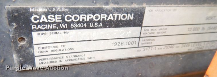 image for item DK3100 1997 Case 90XT  skid steer loader