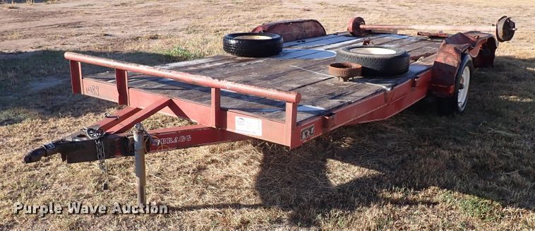 image for item DL6138 1998 Texas Bragg  utility trailer