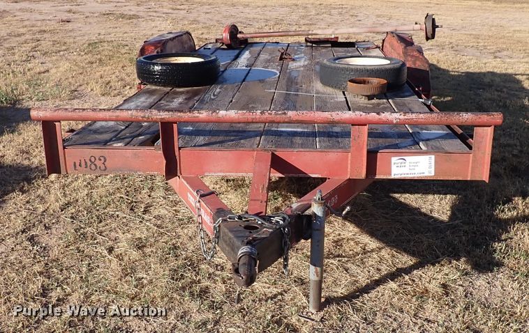 image for item DL6138 1998 Texas Bragg  utility trailer