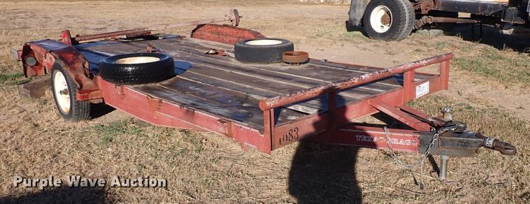 image for item DL6138 1998 Texas Bragg  utility trailer