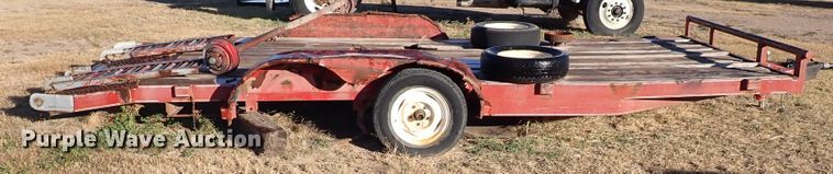 image for item DL6138 1998 Texas Bragg  utility trailer
