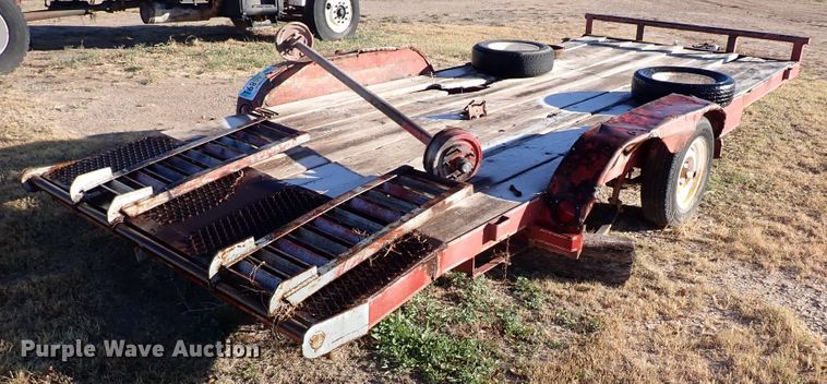 image for item DL6138 1998 Texas Bragg  utility trailer