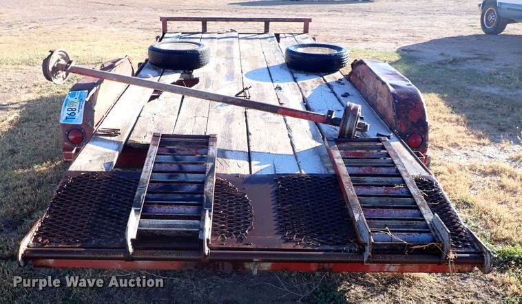 image for item DL6138 1998 Texas Bragg  utility trailer