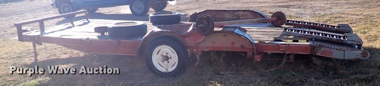 image for item DL6138 1998 Texas Bragg  utility trailer